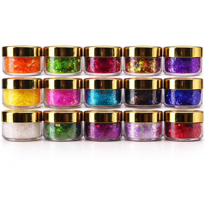Lux Nail Glitter Collection - Premium Nail Art Glitters - Drip Lab Nail Co.