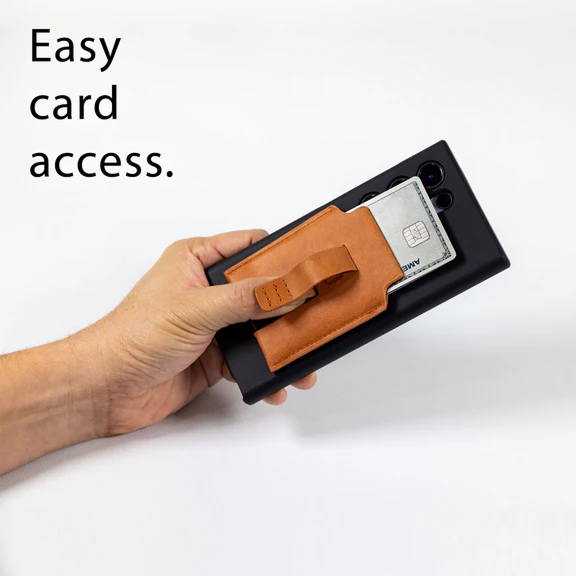 Magbak Wallet Stand | | Ultra-strong Magnetic + RFID Protection Premium Leather Wallet (iPhone 15 & below series)