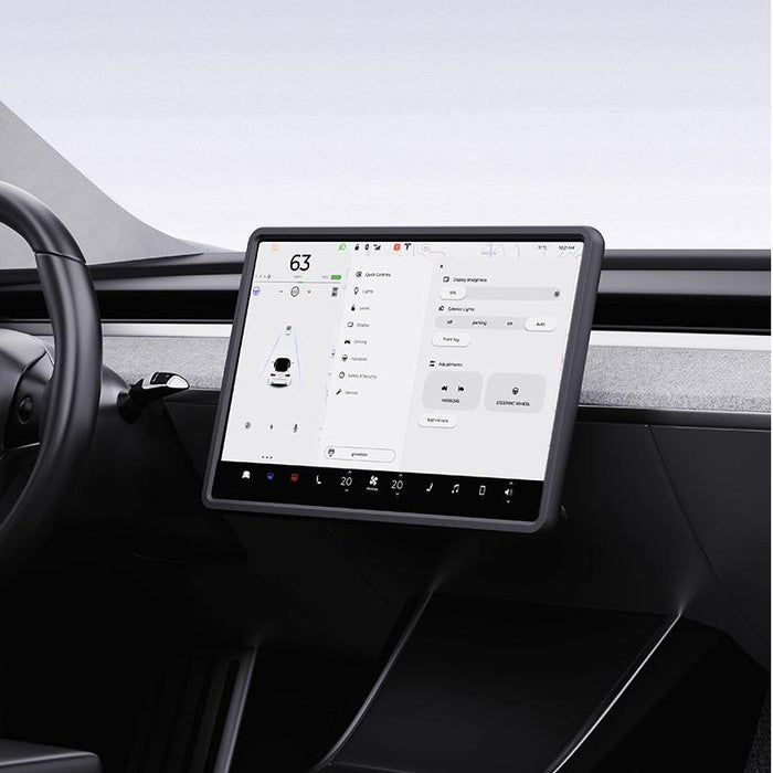 Magnetic Silicone Center Screen Frame for Tesla Model Y Juniper & Model 3 Highland - Tesery Official Store