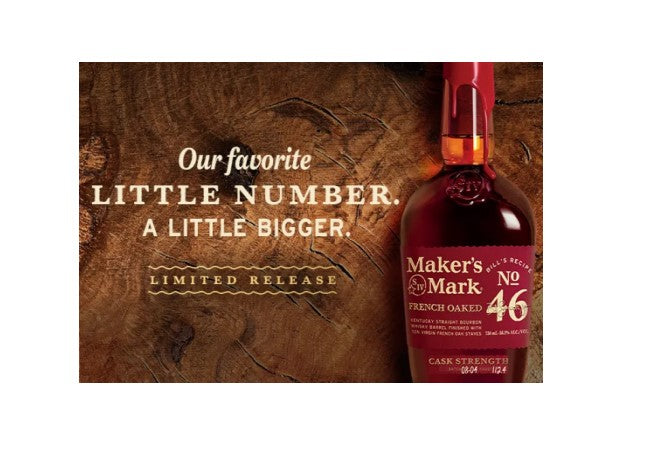 Maker’s 46 French Oaked Cask Strength Bourbon Whiskey -750ml