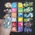 Mermaid Glitter Flakes 12 Grid