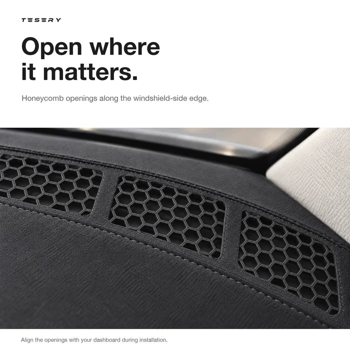 Microfiber Dashboard Cover for Tesla Model 3 & Model Y - Tesery Official Store