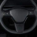 Model 3 / Y Steering Wheel Patch - Carbon Fiber Interior Mods - Tesery Official Store