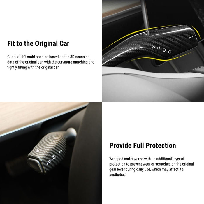 Model 3 / Y Gear Shift Cover Turn Signal Lever Trim- ABS - Tesery Official Store