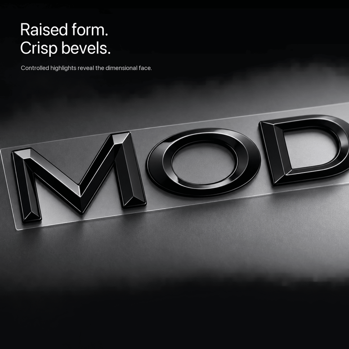 Model Name Tailgate Emblem for Tesla Model 3/Y/S/X - Tesery Official Store