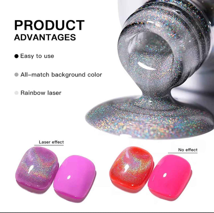 Mood Ring™ Rainbow Cat Eye Gel Polish