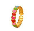 Multicolor Heart Band