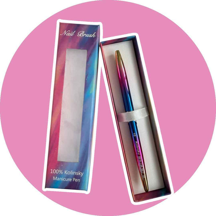 Nail Art Brush - 100% Kolinsky Nail Care Essential