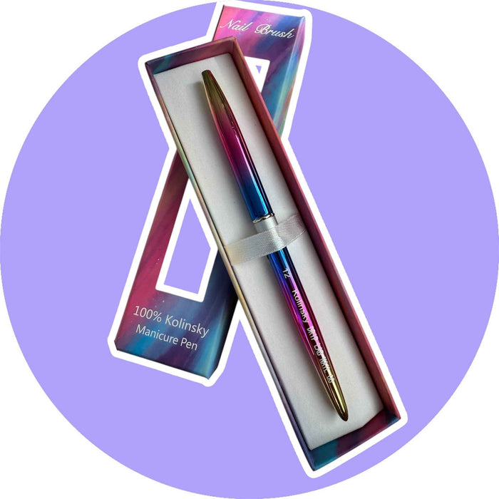 Nail Art Brush - 100% Kolinsky Nail Care Essential