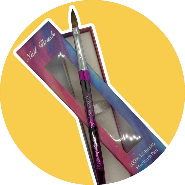 Nail Art Brush - 100% Kolinsky Nail Care Essential