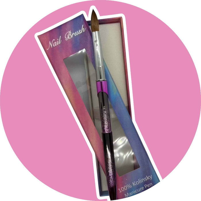 Nail Art Brush - 100% Kolinsky Nail Care Essential