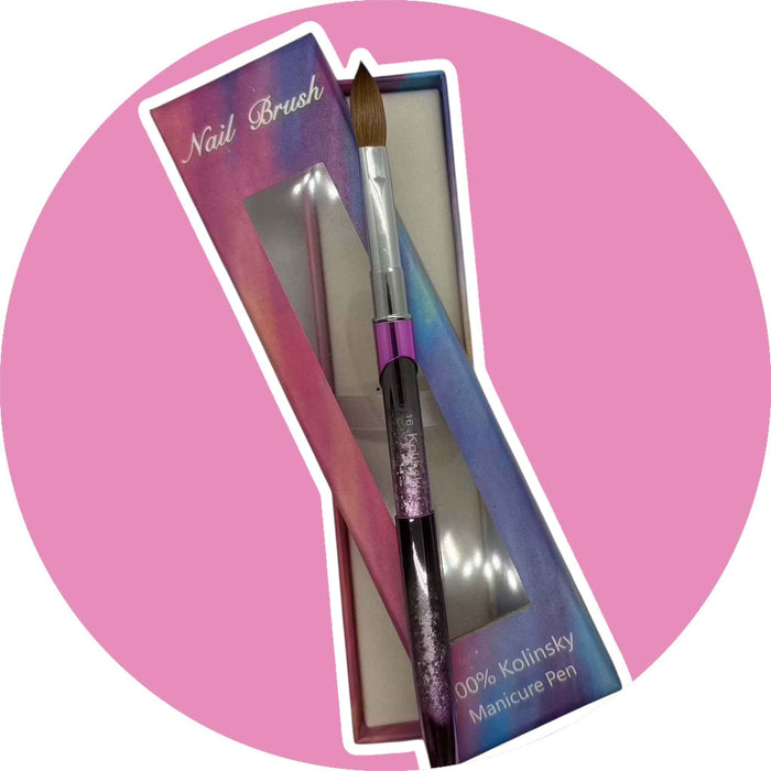 Nail Art Brush - 100% Kolinsky Nail Care Essential