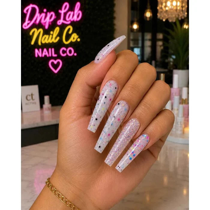 Neón Confetti - Rubber Base Gel