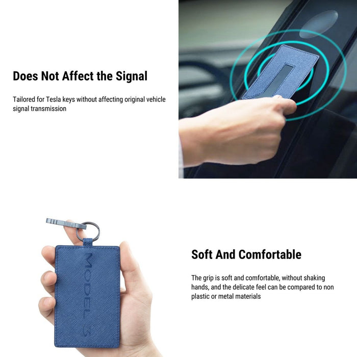 Non-Slip Wear Key Card Cover for Tesla Model 3 2017-2024 Model Y 2020-2024 - Tesery Official Store