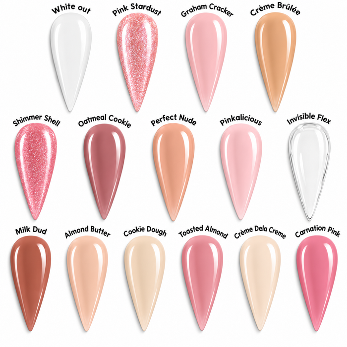 Nude Acrylic Powder Collection – Color Me Nude | 15 Shades
