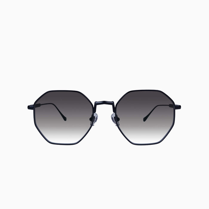 Matte Black Japanese Titanium / Black Gradient Lens