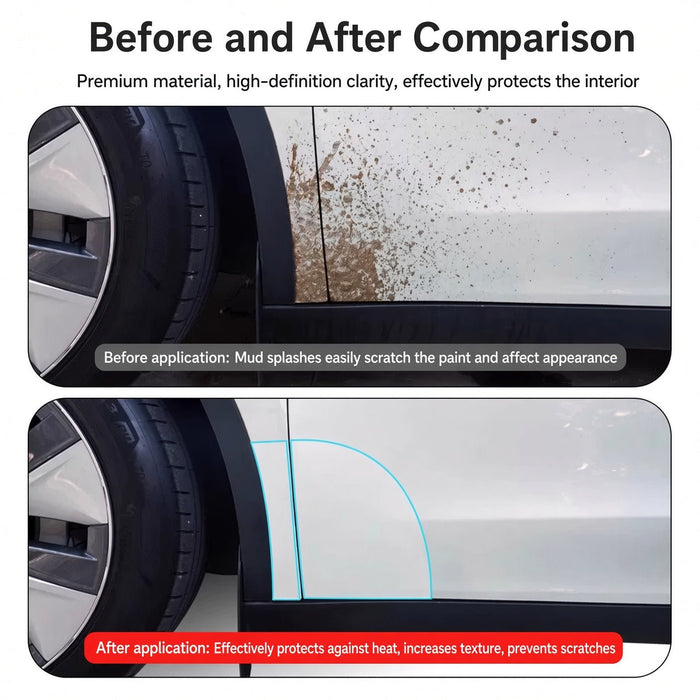 Paint Protection Film For Tesla Model Y Juniper / Model 3 Highland / Model YL (8 pieces) - Tesery Official Store
