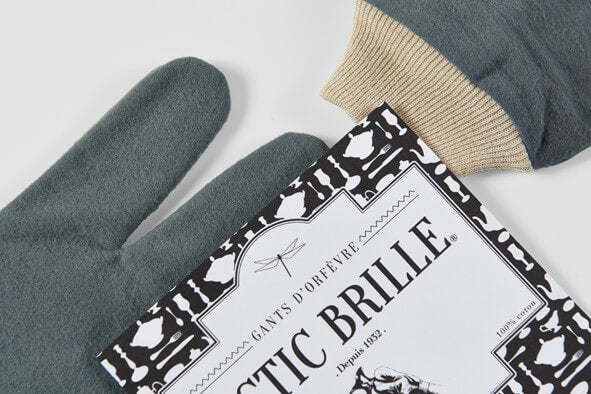 Paire de gants d'orfèvre Astic Brille en coton