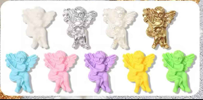 Pastel Cherubs -Angel Nail Charms