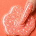 Kiss My Peach - The Disco Drip Reflective Glitter Collection - Drip Lab Nail Co.