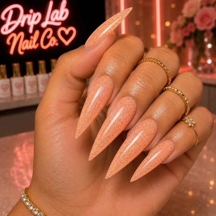 Peach Paradise - The Tropical Glitz Collection