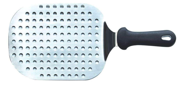 Pelle de service perforée inox 18 x 22 cm idéale pizza