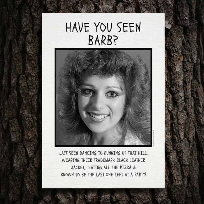 Personalised 80's Have you Seen Poster - A3