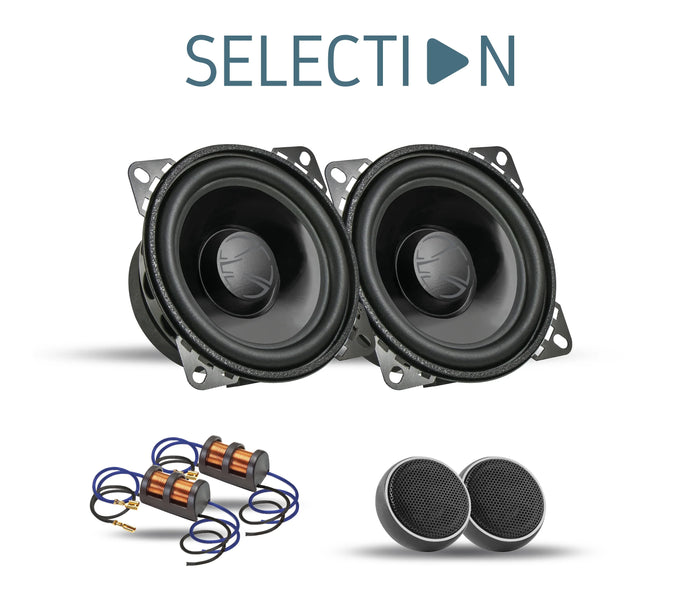 Phonocar 02091 altoparlanti per auto 2 vie 100mm (4'') con Tweeter + Crossover