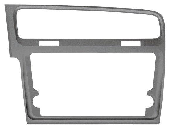 Phonocar 03053 Mascherina 2 DIN per Golf VII specifica per VM109 e VM110 colore grigio satinato - TechSoundSystem.com