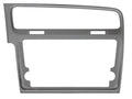 Phonocar 03053 Mascherina 2 DIN per Golf VII specifica per VM109 e VM110 colore grigio satinato - TechSoundSystem.com