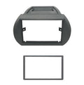 Phonocar 03475 Mascherina 2 DIN per Citroen Nemo - Peugeot Bipper - Fiat Fiorino - Qubo colore antracite - TechSoundSystem.com