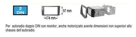 Phonocar 03484 Mascherina 2 DIN per Toyota Land Cruiser J120-125-Prado 07- Lexus JX470 03-09 colore nero - TechSoundSystem.com