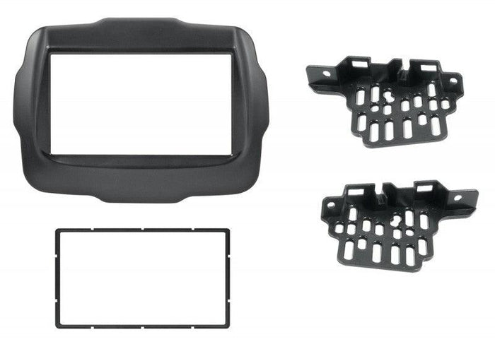 Phonocar 03528 Mascherina 2 DIN per JEEP Renegade 14- colore nero - TechSoundSystem.com