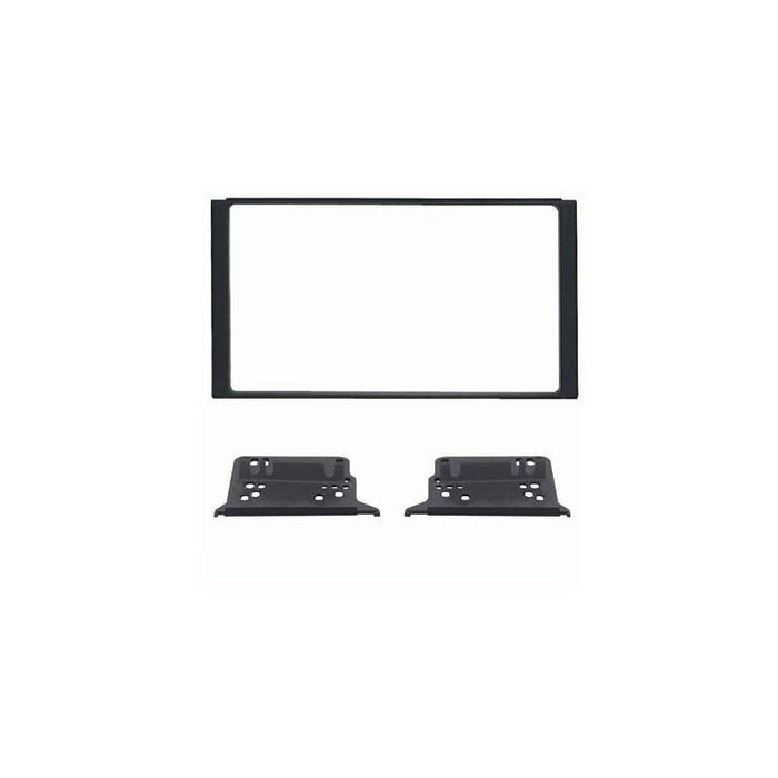 Kit di fissaggio per autoradio 2 DIN Hyundai Santa Fe 06-13 Kia Sorento 06-09 colore nero - TechSoundSystem.com