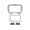 Phonocar 03591 Mascherina 2 Din per Nissan Micra 11-13 colore grigio metallizzato - TechSoundSystem.com