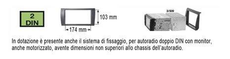 Phonocar 03622 Mascherina 2 DIN per Land Rover Freelander 06- - Discovery 3 - Range Rover Sport colore nero - TechSoundSystem.com