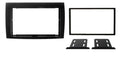 Phonocar 03633 Mascherina 2 DIN per Fiat Bravo 07- colore nero lucido - TechSoundSystem.com