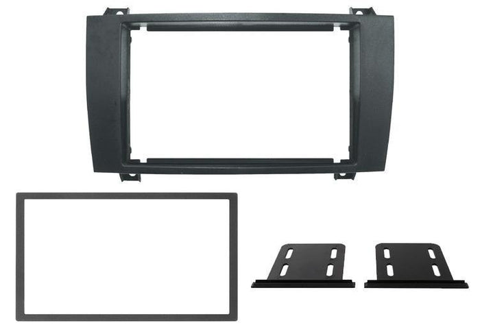 Phonocar 03634 Mascherina 2 Din per Mercedes SLK (R171) 04-11 colore nero - TechSoundSystem.com