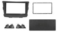 Phonocar 03709 Mascherina 2 Din per Ssangyoung Tivoli colore nero lucido - TechSoundSystem.com