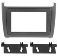 Phonocar 03715 Mascherina 2 Din per VW Polo (6C) 14- colore nero opaco - TechSoundSystem.com