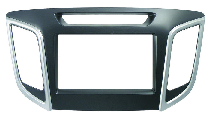 Phonocar 03744 Mascherina 2 Din per Hyundai ix25 14- Creta 14- colore nero/grigio - TechSoundSystem.com