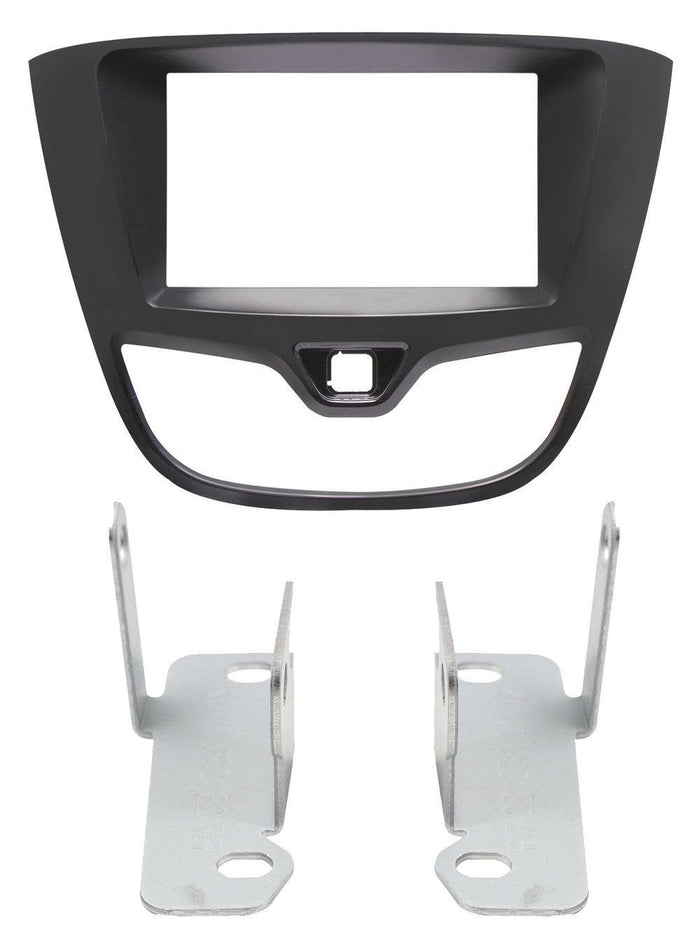 Phonocar 03749 Mascherina 2 Din per Opel Karl colore nero lucido - TechSoundSystem.com