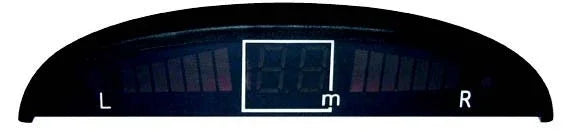 Phonocar 06915 Display Led per kit sensori di parcheggio 06924 cavo mt.15 - TechSoundSystem.com