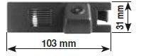 Phonocar VM274 Retrocamera personalizzata per Opel Astra H - J Corsa D Insigna Meriva B Zafira CMD - TechSoundSystem.com
