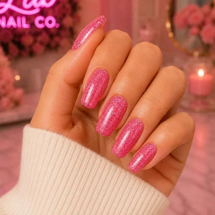 Pink Bubbly - The Disco Drip Reflective Glitter Collection