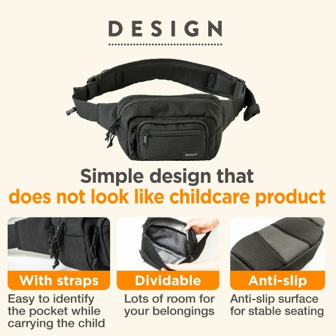 Pomulu | 2-Way Baby Carrier | Innovative Carrier Bag for Parents