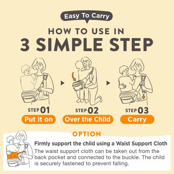 Pomulu | 2-Way Baby Carrier | Innovative Carrier Bag for Parents