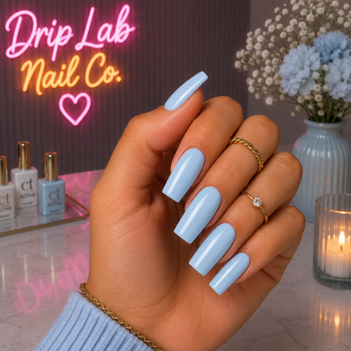 Blueberry Cream - Miami Macaron Collection - Drip Lab Nail Co.