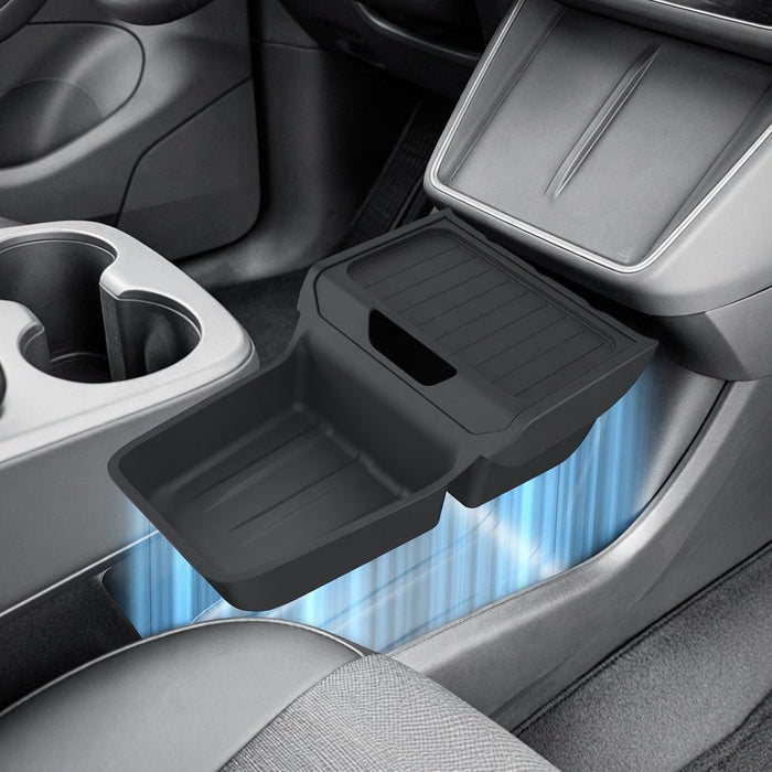 Premium TPE Lower Center Console Organizer for Model Y Standard - Tesery Official Store