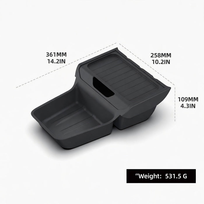 Premium TPE Lower Center Console Organizer for Model Y Standard - Tesery Official Store